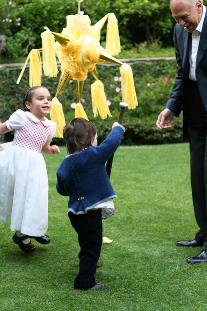 A piñata is used to celebrate Las Posadas in Mexico. Visit theothersideofthetortilla.com for more information on how to celebrate this holiday.