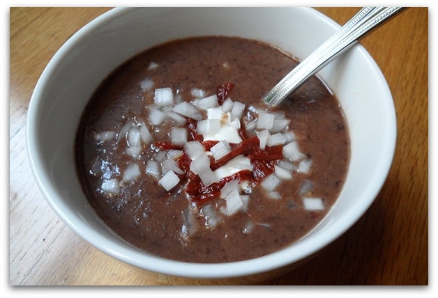 black bean chipotle soup