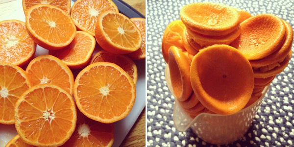 Agua fresca de mandarina - The Other Side of the Tortilla