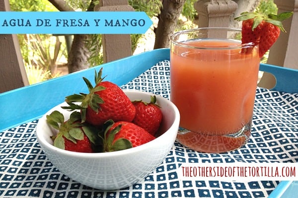 Agua fresca de mandarina - The Other Side of the Tortilla