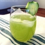 Honeydew melon and cucumber agua fresca recipe on theothersideofthetortilla.com