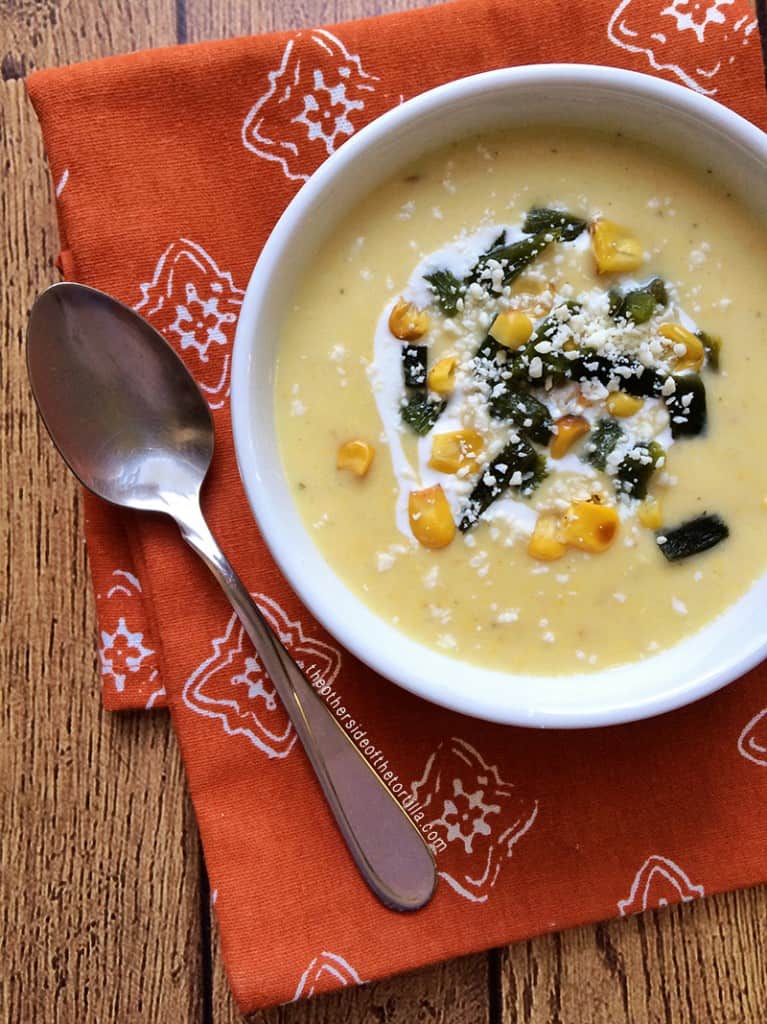 Easy Corn Chowder With TJ's Chicken-less Salt & Everything But The Elote