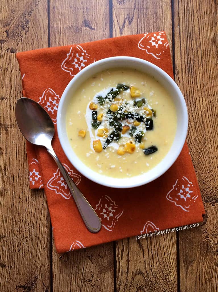 Mexican cream corn soup