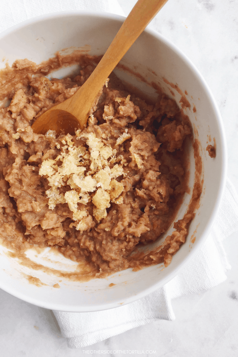 How to doctor canned refried beans