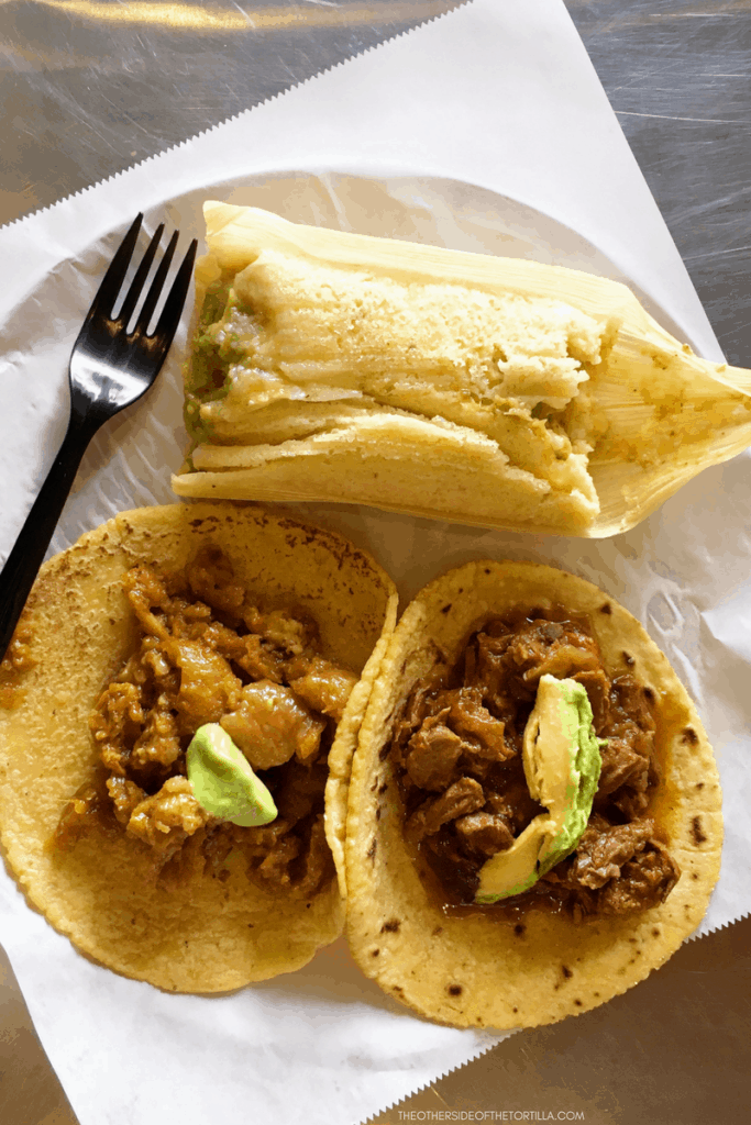 Tacos and tamales from Guisados in Los Angeles