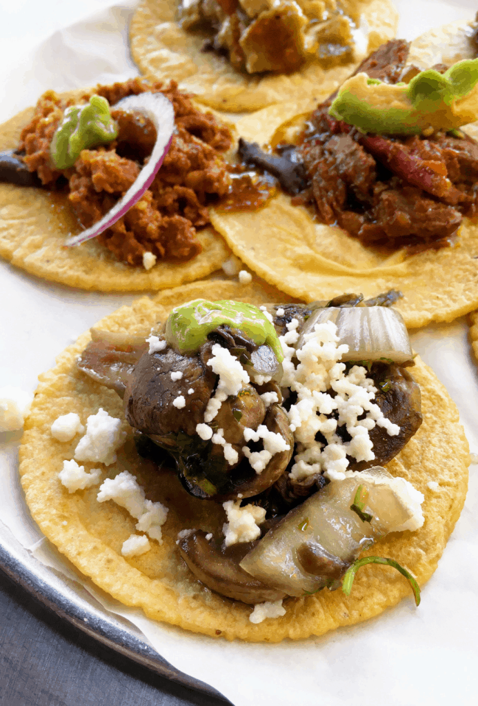 Taco de hongos at Guisados in Los Angeles, California