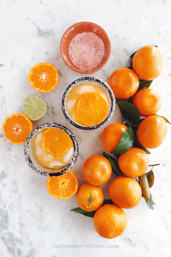 Mandarin orange margaritas - The Other Side of the Tortilla